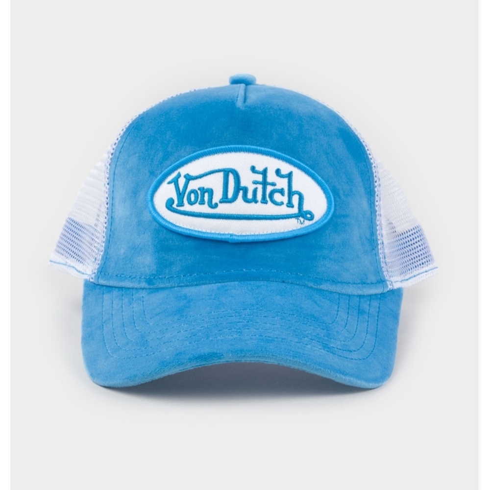 VON DUTCH Velvet Trucker Hat - Picture 2 of 7